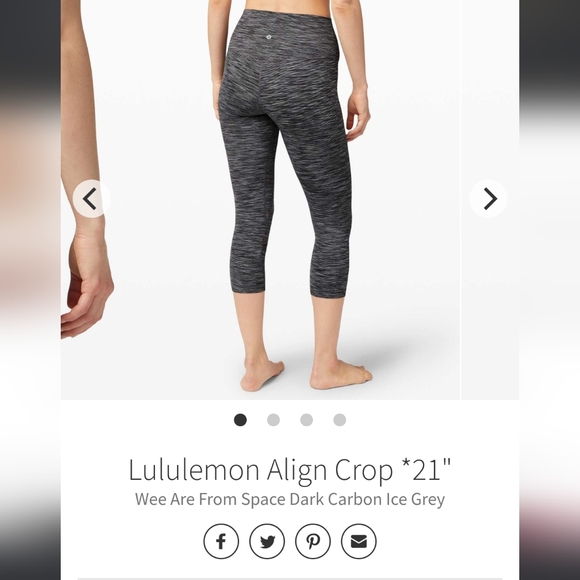 Lululemon Align cropped 21" - Picture 1 of 4